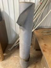 Roll of black vinyl