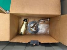 Tube faucet and shower head, scrub brush, pvc , and other items
