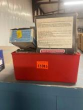 Plastic container with screws, nails, range outlet *BUYER IS RESPONSIBLE FOR LOADING*