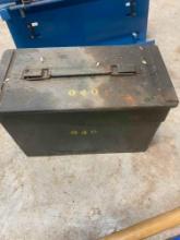Ammo can with chain inside