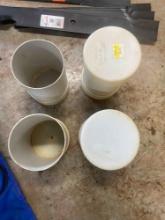 PVC pipe with caps