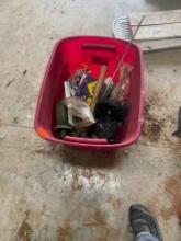 Plastic wheels, putty knife, piston ring set, and more
