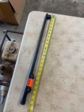 Gun barrel with no markings