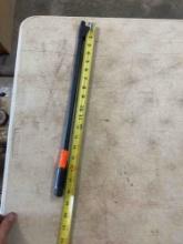 Gun barrel with no markings