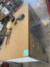 Metal desk - Desk only- No contents *BUYER IS RESPONSIBLE FOR LOADING*
