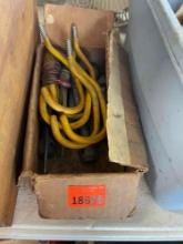 Wall hooks, soldering iron and other equipment