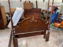 Headboard and foot board appears to be a full size *BUYER IS RESPONSIBLE FOR LOADING*