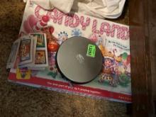 CDs and candy land game
