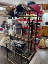 metal rack, items not included