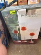 3 set candle holder