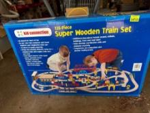 wall paint and train set