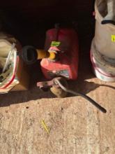 gas and oil containers