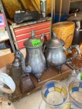 silver dishes