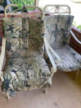 Metal outdoor chairs