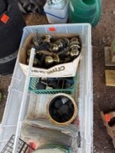 door knobs and garden supplies