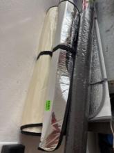 Three sunvisors and premium weed barrier