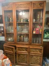 vintage china hutch w/ lights