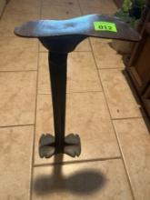 antique cast iron cobblers shoe stand