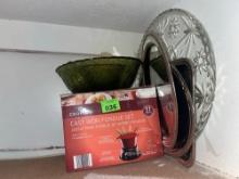 Fondue set and seving plate