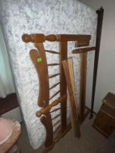 Bed frame and mattress