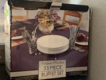 Plate and silverware holder