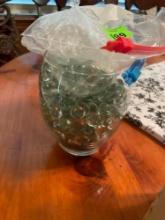 Decorative glass rocks