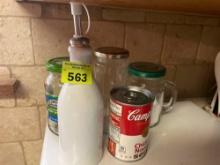 Empty pickle jars and more