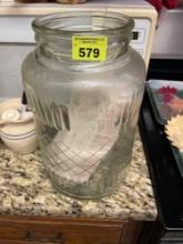 Large glass jar