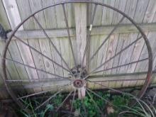 Large wagon wheel