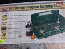 2 burner propane stove