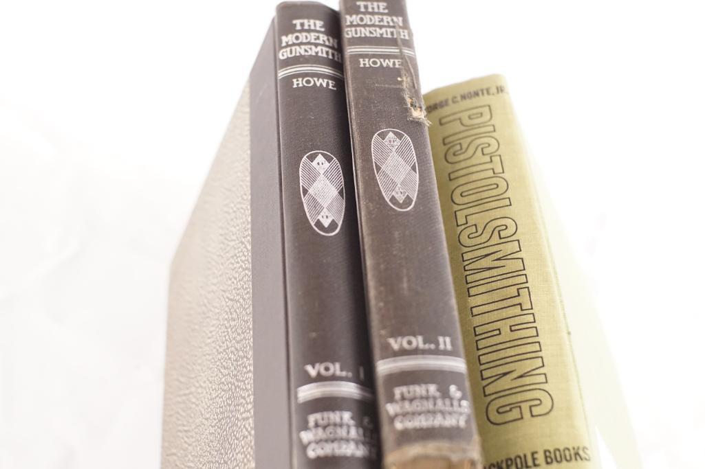 3 hardback gun books