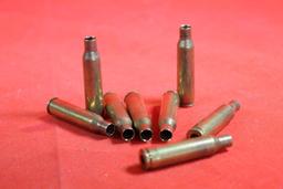 Bag of fired resized and unprimed cases for 6.5 Jap. Count 72.