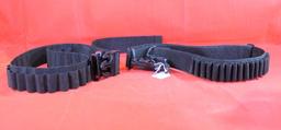 Two nylon wide cartridge rifle slings. New.