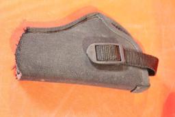 Two black nylon holsters. One right handed belt and one ankle holster. Like new.