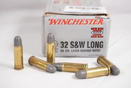 One partial box of Winchester 32 S&W Long 98 gr, 44 count