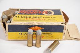 Two boxes of Western 41 Long Colt 200 gr Lubaloy new old stock, 100 count