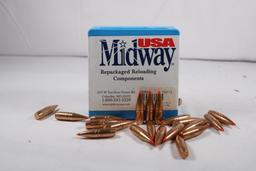 One box of Midway 375 cal bullets 250gr, approx.40 count