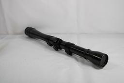 Weaver K10 fine crosshair rifle scope with rail mount rings. Used, in nice condition.