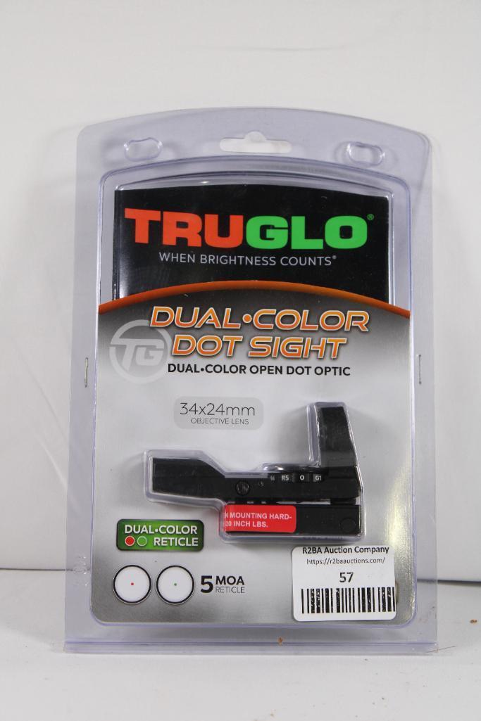 TruGlo dual color dot sight 34x24 mm new in package