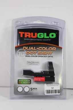 TruGlo dual color dot sight 34x24 mm new in package