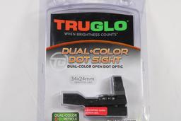 TruGlo dual color dot sight 34x24 mm new in package