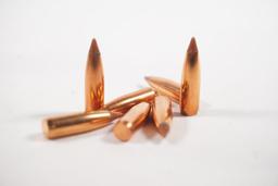 one box of Nosler 6.5 mm ballistic tip bullets, 100 gr. Approx 50 count