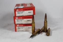 Three boxes of Hornady 7mm-08, 139 gr SP. Count 60.