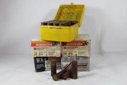 Four boxes of 12 ga steel shotshells Two Federal, One #4 and one #BB, two boxes of Winchester #2 and