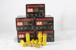 Five boxes of Winchester AA 20 ga #8 shot. Count 125.