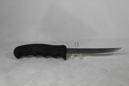 One filet knife with sheath. Good condition.