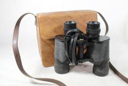 One pair of 7x35 binoculars. Used in case.