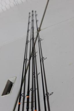 Four freshwater bait casting rods. Used. Will not ship, pick-up only.