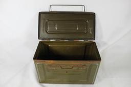 One Metal 50 cal ammo box. Used.