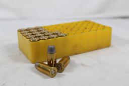 Yellow plastic ammo box with 44 Russian LFN. Say's new on box. Count 20.